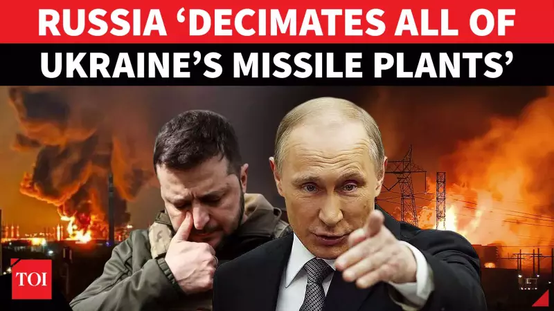 Russian Strikes Obliterate Ukraine's Missile Plants, Cripple War Machine