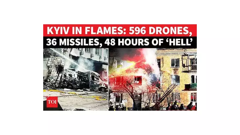 Russia's 630+ Missile-Drone Attack on Kyiv Sparks Midnight Massacre