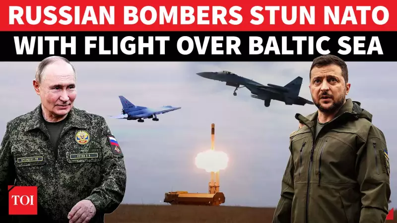 Russia's Su-35s Escort Tu-22M3 Bombers in Baltic Power Display