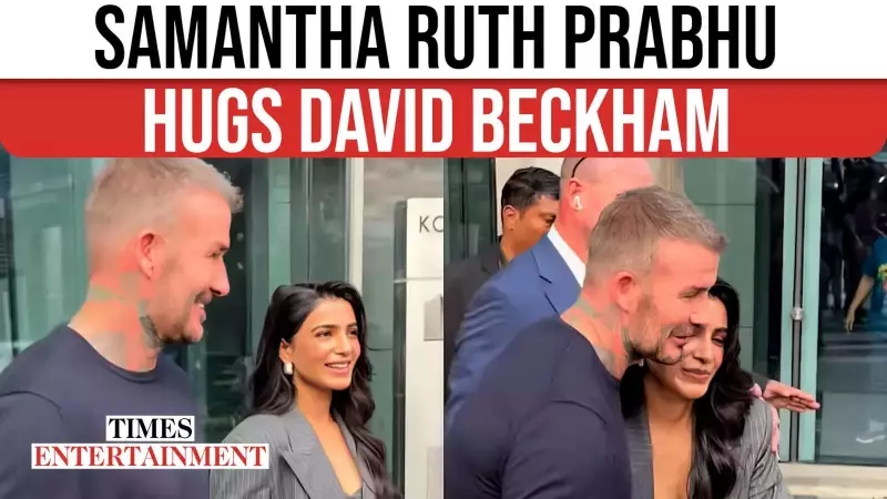 Samantha Meets Beckham in Mumbai: Viral Moment Captivates Fans