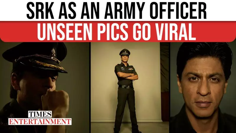 Shah Rukh Khan's Dashing Army Officer Look Breaks the Internet! Rare Pics Go Viral