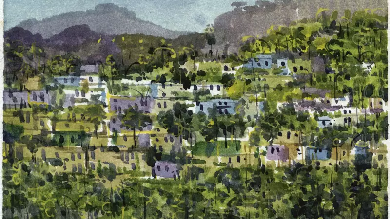 Shibu Natesan's Monumental Watercolour Exhibition Transforms Delhi Art Scene