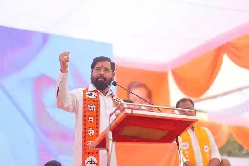 Shinde's Forceful Warning to Rivals at Buldhana Rally