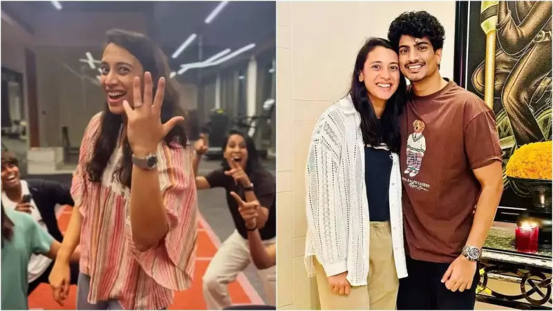 Smriti Mandhana Announces Engagement to Palash Muchhal in Viral Video