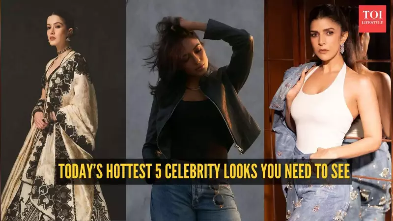 Sobhita Dhulipala to Shanaya Kapoor: 5 Stunning Celebrity Fashion Moments