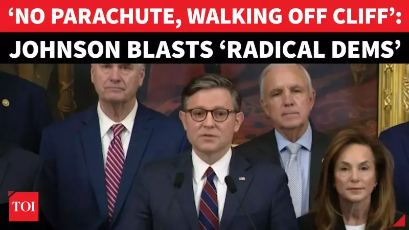 Speaker Mike Johnson's Ultimatum to Democrats: Two Clear Paths to Avert Government Shutdown