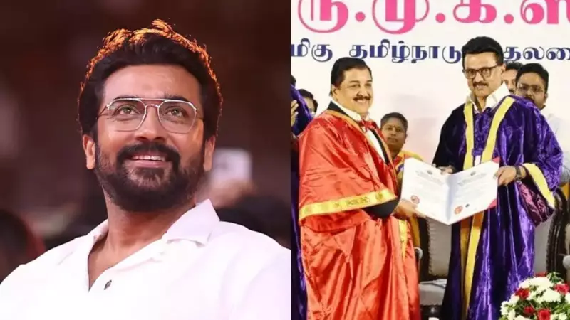 Suriya Celebrates Father Sivakumar's Honorary Doctorate, Calls His Life a 'Master Class'
