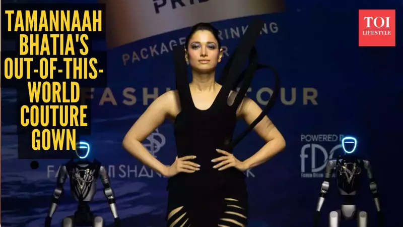 Tamannaah Bhatia's Futuristic Gown Steals Show at AI Fashion Event