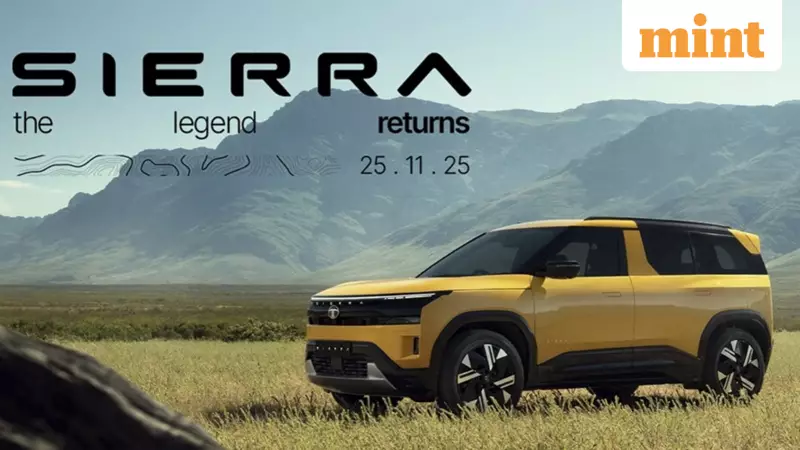 Tata Sierra SUV Returns: 2025 Model Revealed Before Nov 25 Debut
