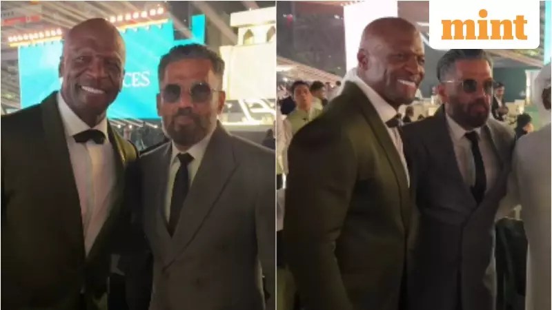 Terry Crews Meets Suniel Shetty in Mumbai, Video Goes Viral