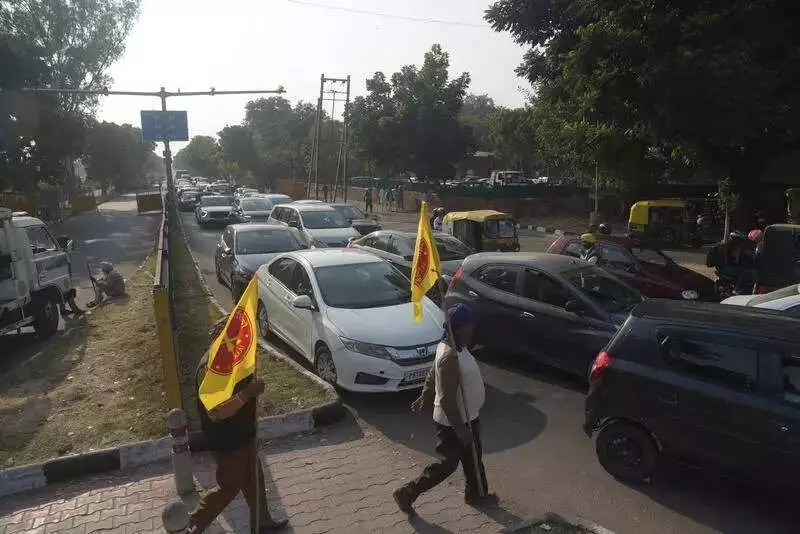 Thousands of Punjab Farmers Protest in Chandigarh, Demand MSP Guarantee