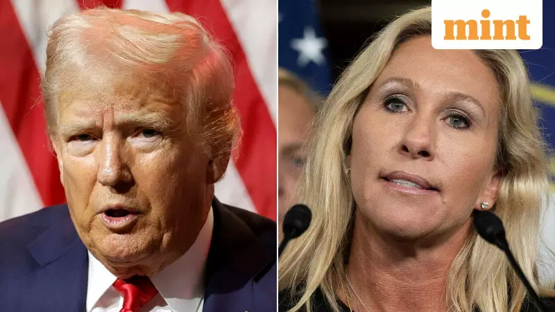 Trump Calls Marjorie Taylor Greene 'Traitor' in Public Spat Over Policy Differences