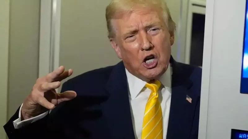 Trump Calls Reporter 'Piggy' on Air Force One, Sparks Outrage