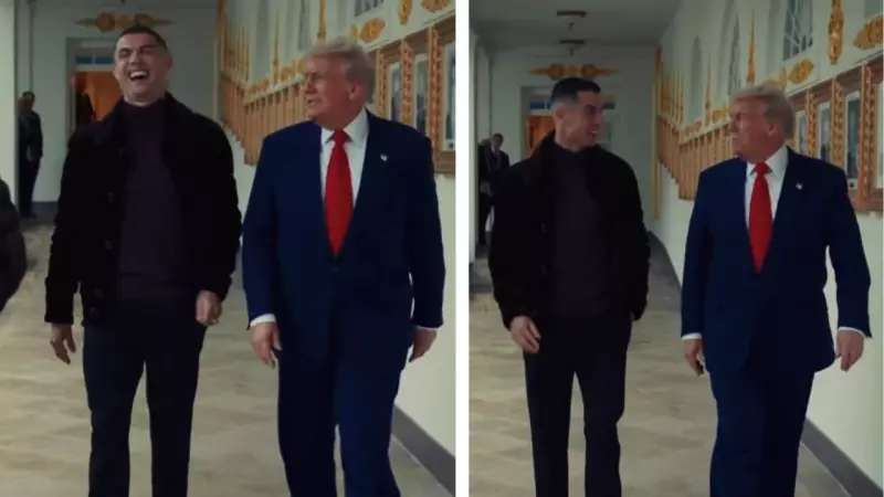Trump Meets Ronaldo: Internet Erupts as Two GOATS Unite at White House