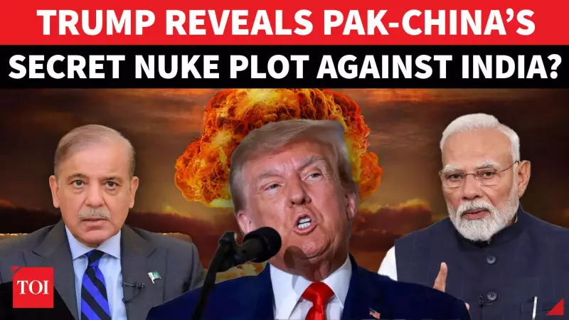 Trump's Bombshell Revelation: Pakistan & China's Covert Nuclear Plot Against India Exposed