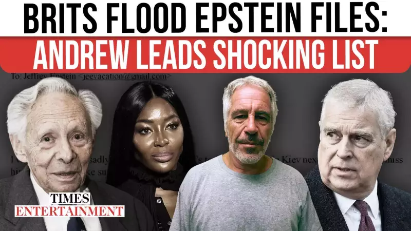UK Elite Exposed: Prince Andrew Top Name in Epstein Files