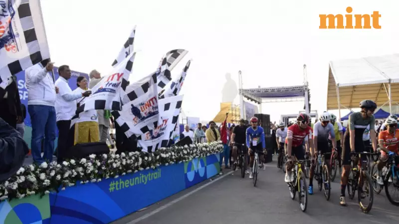 Unity Trail Cycling Event Draws 650+ Riders to Gujarat's Statue of Unity