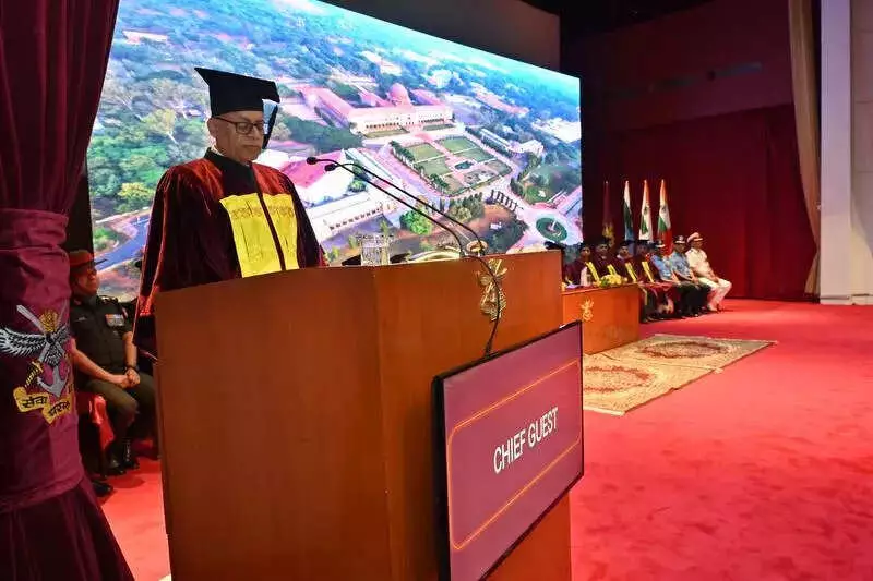 UPSC Chief to NDA Cadets: Become Scholar-Warriors for Future Conflicts