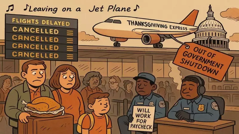US Government Shutdown Forces 10% Flight Cuts at 40 Major Airports