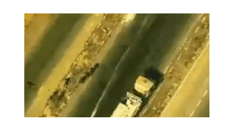 US Military Drone Exposes Hamas Looting Gaza Aid Trucks in Shocking Footage