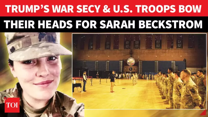 US War Secretary's Emotional Tribute to National Guard Trooper Killed in DC Attack