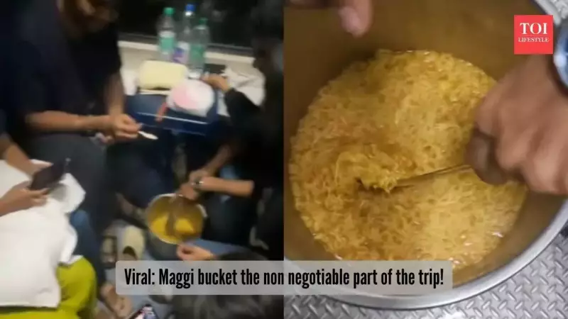 Viral Train Maggi Bucket Video Captures Heart of Indian Friendship