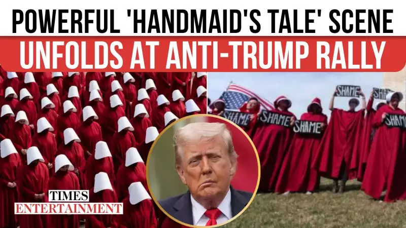 Washington D.C. Erupts: Handmaid's Tale Protesters Flood Streets in Massive Anti-Trump Demonstration