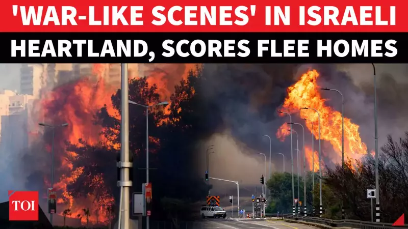 Wildfires Rage Through Central Israel: Homes Evacuated as Nature's Fury Outpaces Military Threats