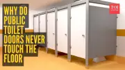 6 Hidden Reasons Why Public Toilet Doors Don't Touch the Floor