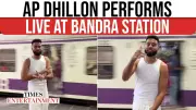AP Dhillon's Viral Bandra Station Performance Sparks Fan Frenzy