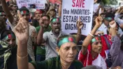 Bangladesh Hindus Protest in Dhaka Amid Rising Attacks on Minorities