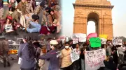 Delhi Air Pollution Protest Turns Violent at India Gate