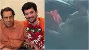 Dharmendra's Grandson Karan Deol Performs Final Rites, Collects Ashes