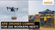 Drones Threaten 12 Million Indian Gig Workers' Jobs