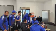 Gautam Gambhir & Jasprit Bumrah Spotted Cheering for Women's World Cup Final in Dressing Room - Viral Moment!