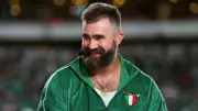 Jason Kelce Jokes About Being a 'Lousy Dad' During Thanksgiving Chaos