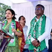 Kalpana Soren Takes Center Stage: Campaigns Vigorously for Ghatshila Bypolls