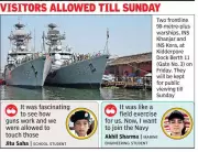 Kolkata School Kids Tour INS Khanjar & INS Kora in Navy Week Event