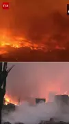 Major Fire Erupts in Delhi Slum Near Rithala Metro Station, Child Injured
