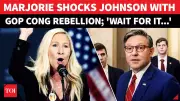 Marjorie Taylor Greene Declares War on Mike Johnson, Predicts GOP Resignations