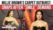 Millie Bobby Brown Walks Off Red Carpet After Photographer Clash