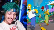Ninja's Epic Fortnite Reaction Goes Viral as The Simpsons Take Over the Game!