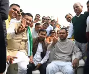 Nitish Kumar's Son Nishant Watches Father's 10th Oath, Fuels Political Speculation