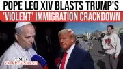 Pope Leo XIV Condemns Trump's Immigration Crackdown, Backs US Bishops