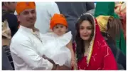 Prince Narula and Yuvika Chaudhary Finally Reveal Daughter Ekleena's Face on Gurunanak Jayanti | TOI