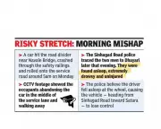 Pune Car Crash: Drowsy Driver Flees After Navale Bridge Accident