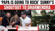 Sunny Deol Gets Emotional! Heartfelt Praise for Father Dharmendra After 'Ikkis' Trailer Release