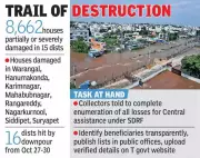 Telangana Govt Sanctions ₹12.99 Crore Flood Relief for Cyclone Michaung Victims