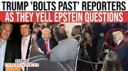 Trump Dodges Epstein Emails Questions After Melania's Foster Care Event