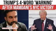 Trump's Bizarre 'Truth Social' Post After Mamdani Victory Sparks Widespread Confusion | Watch Video